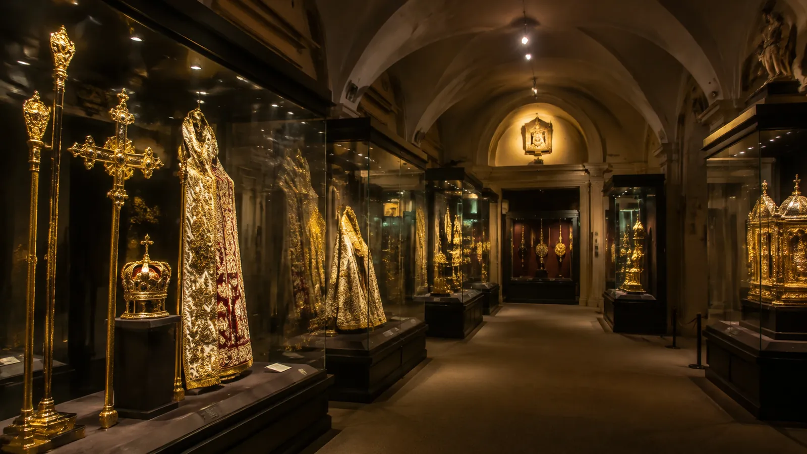 The Imperial Treasury — a separate ticket at the Schweizerhof entrance, closed Tuesdays